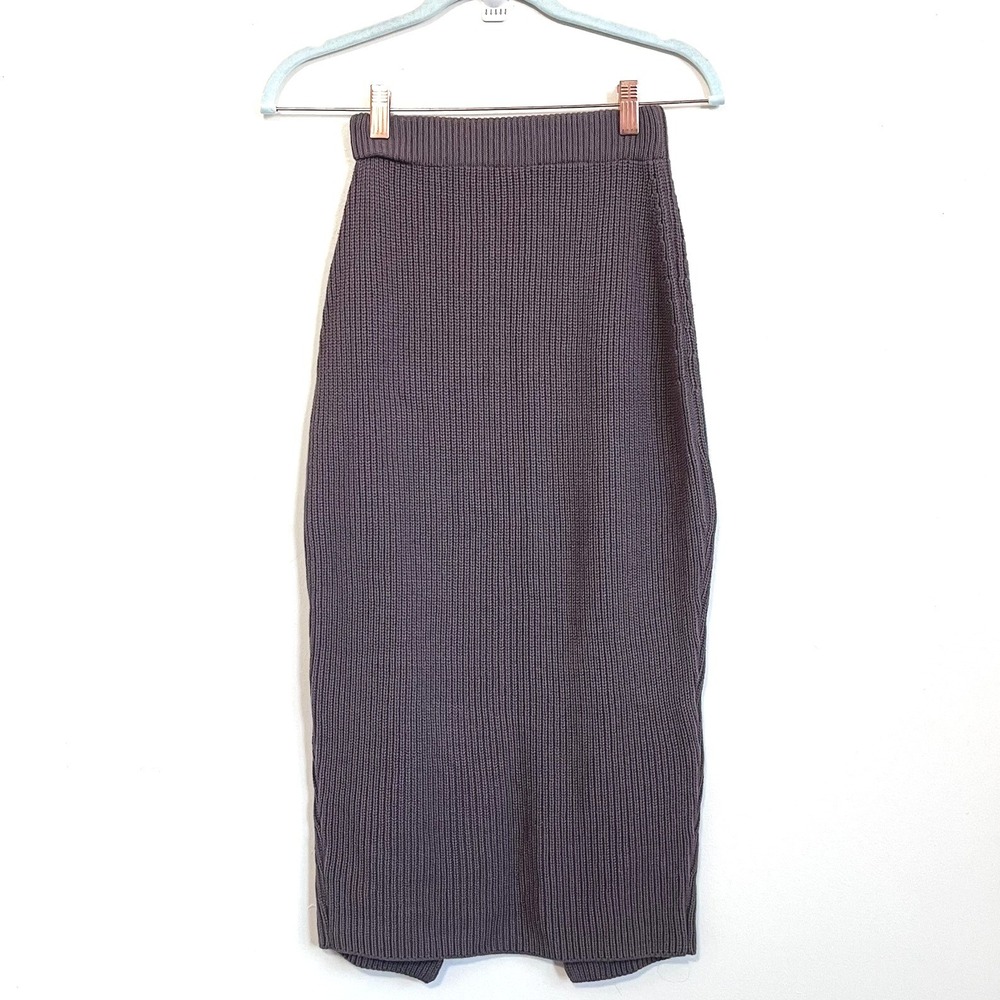 The Frankie Shop Womens Skirt Size XS Brown Knit Pull On‎